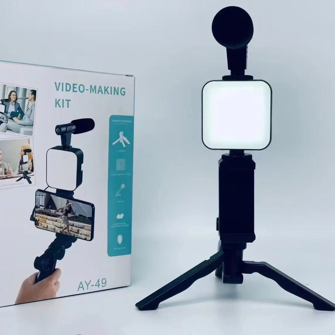 Youtube Phone Accessories - Smartphone Vlogging Kit With Tripod Phone