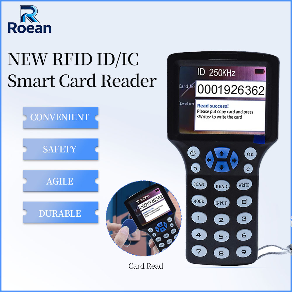 Nfc Card Reader - Handheld 10 Frequency RFID NFC Reader