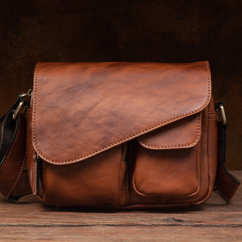 Phone Accessories In China - Men's Stylish Leather Shoulder Bag Durable