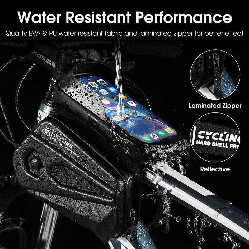 Youtube Phone Accessories - WEST BIKING Bicycle Bag Front Frame