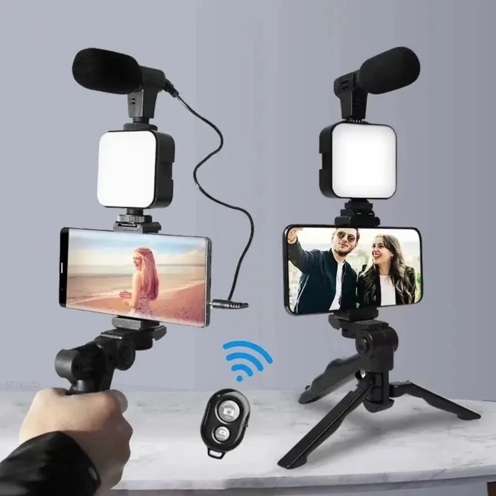 Youtube Phone Accessories - Smartphone Vlogging Kit With Tripod Phone