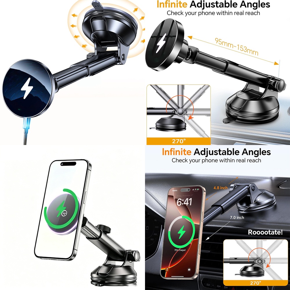 Phone Accessories Trending Products - New Wireless Car Charger Electronic Accessories