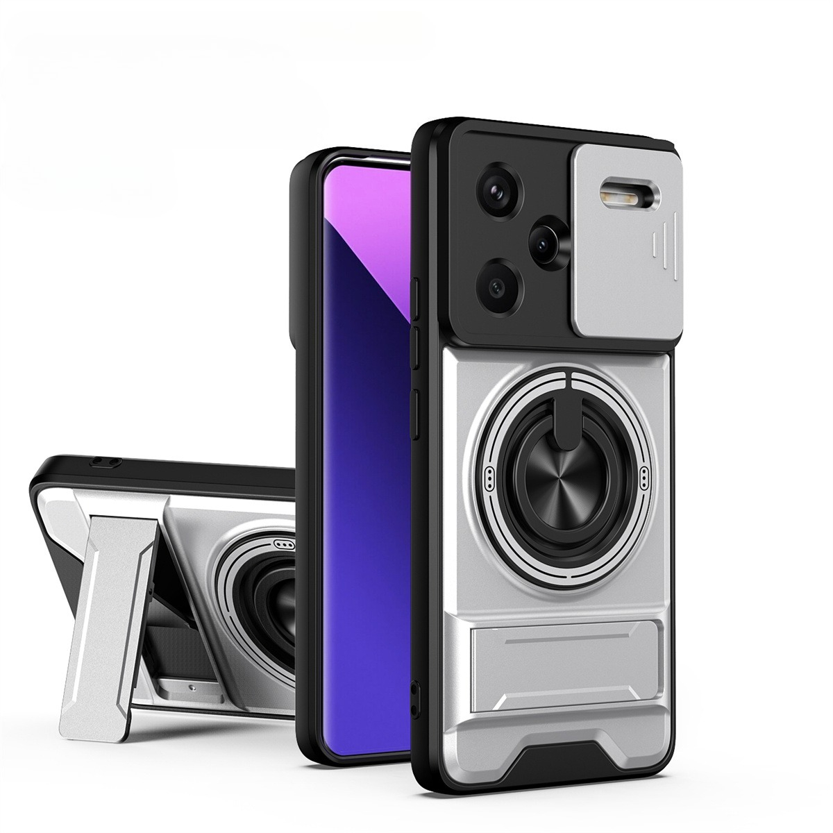 Car Mount Phone - Lens Slide Camera Phone Case for