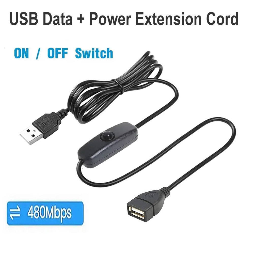 Led Flash Case - 1M/2M USB Male to Female Extension