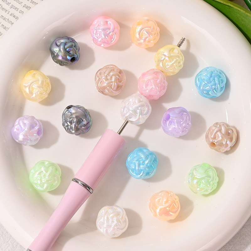 10Pcs Acrylic Yarn Ball Beads, - Phone Accessories Jewelry review and price