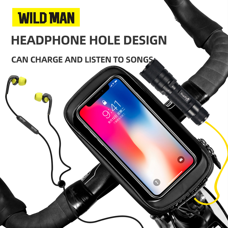 WILD MAN Bicycle Bag 6.0 Inch  - Youtube Phone Accessories review and price