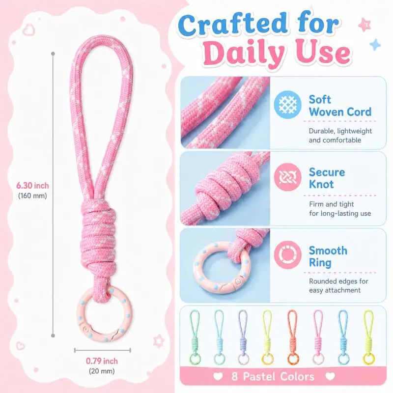 Hand Woven Keychain For Mobile - Phone Accessories Jewelry review and price