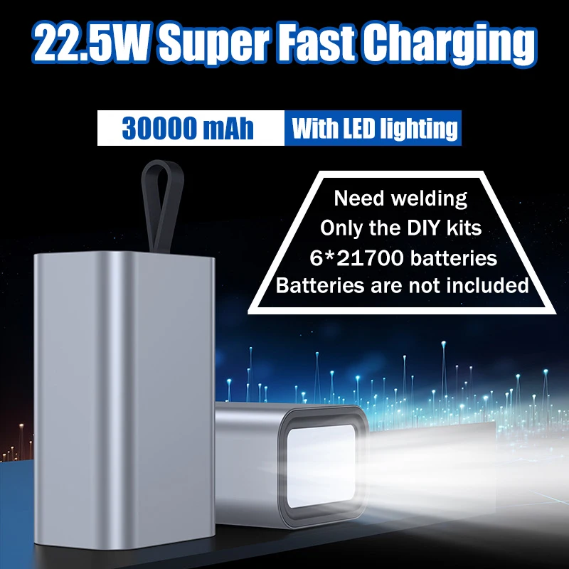 DIY 6×21700 Power Bank Case Ma - Led Flash Case review and price