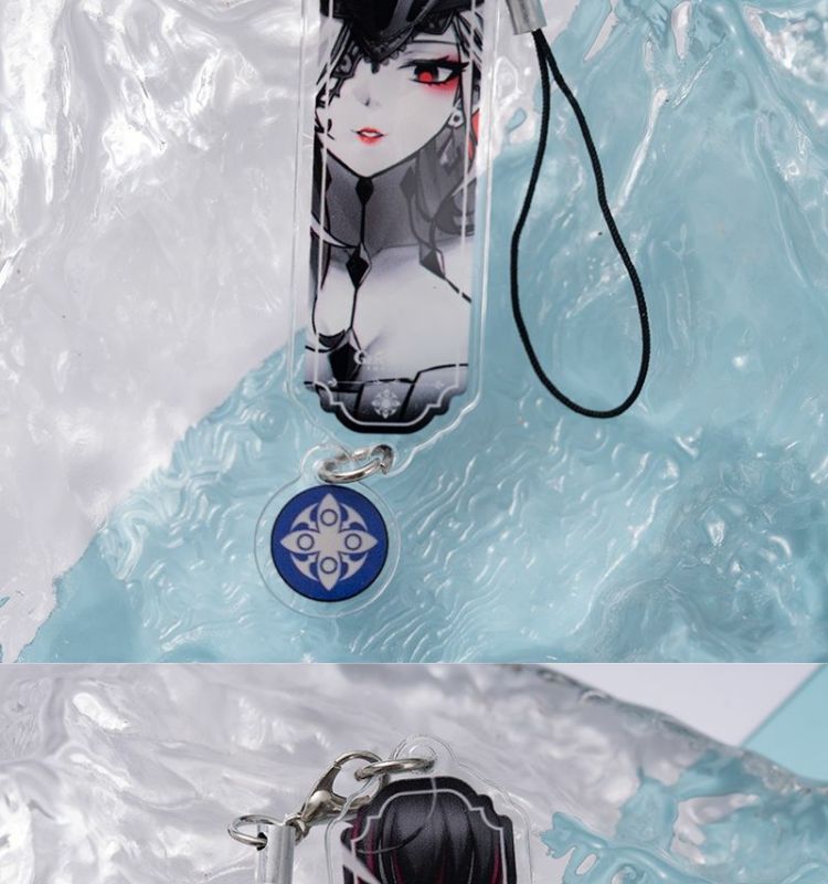 8pcs Anime Keychain Genshin Im - Phone Accessories Jewelry review and price