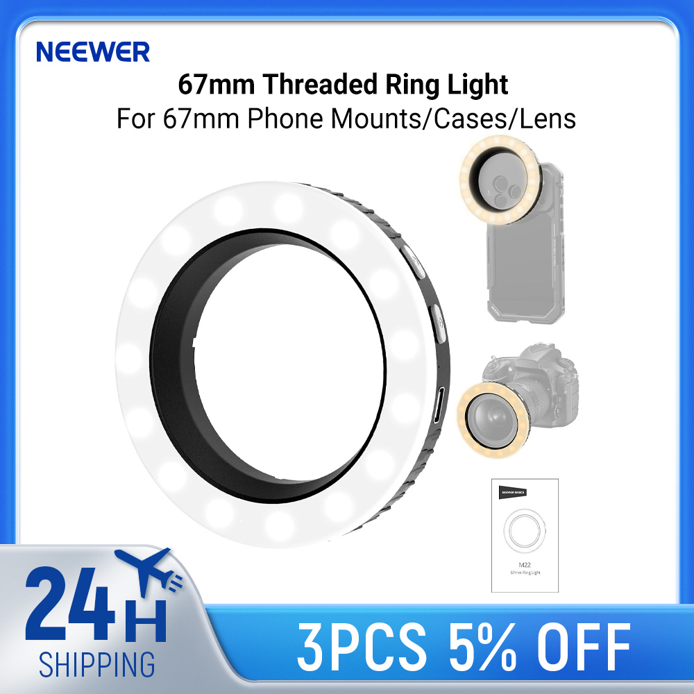 NEEWER Basics 67mm Threaded Ri - Led Flash Case review and price