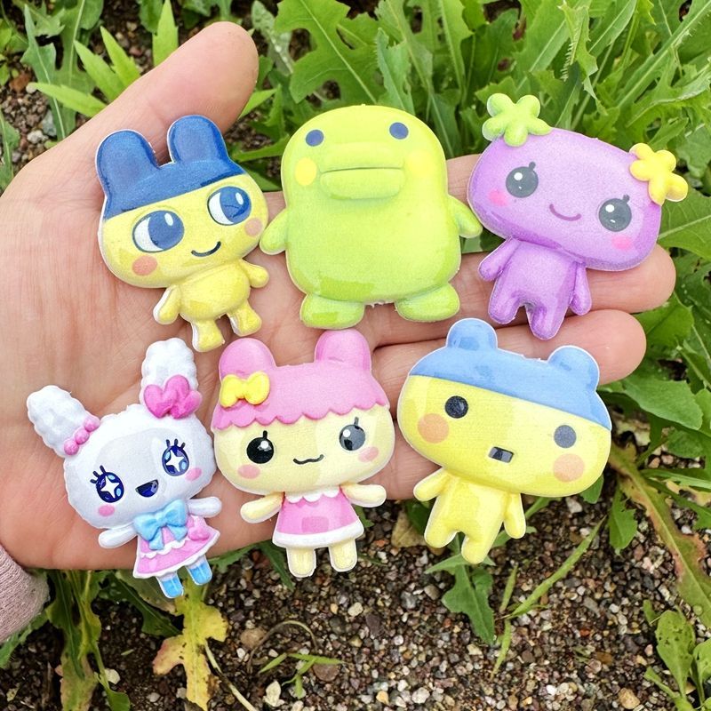 45mm Cartoon Tamagotchi double - Phone Accessories Jewelry review and price