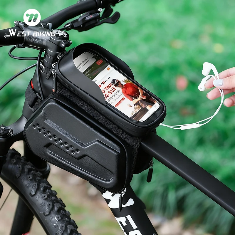 WEST BIKING Bicycle Bag Front  - Youtube Phone Accessories review and price