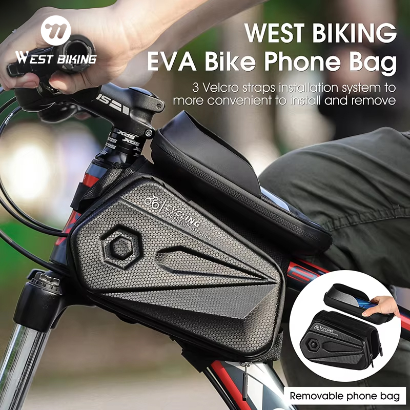 WEST BIKING Bicycle Bag Front  - Youtube Phone Accessories review and price