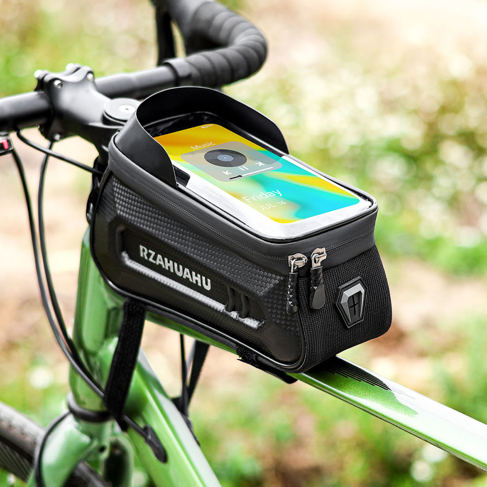 Bicycle Phone Front Frame Bag  - Youtube Phone Accessories review and price