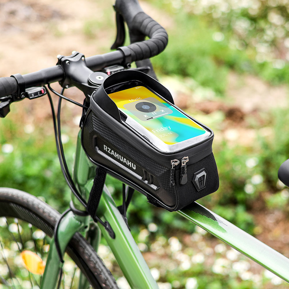 Bicycle Phone Front Frame Bag  - Youtube Phone Accessories review and price