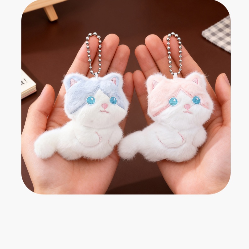  Cute Calico Cat Plush Keychai - Phone Accessories In China review and price