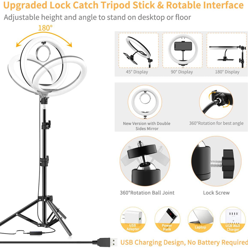 16cm 26cm 33cm LED Ring Lights - Youtube Phone Accessories review and price