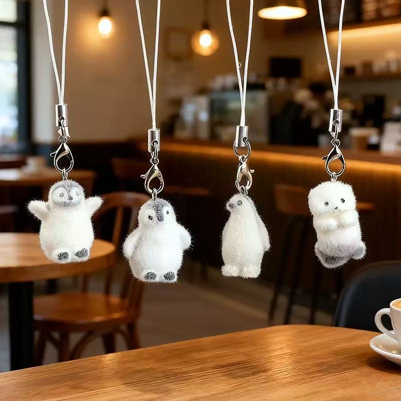 5pcs Flocking Small Penguin Re - Phone Accessories Jewelry review and price